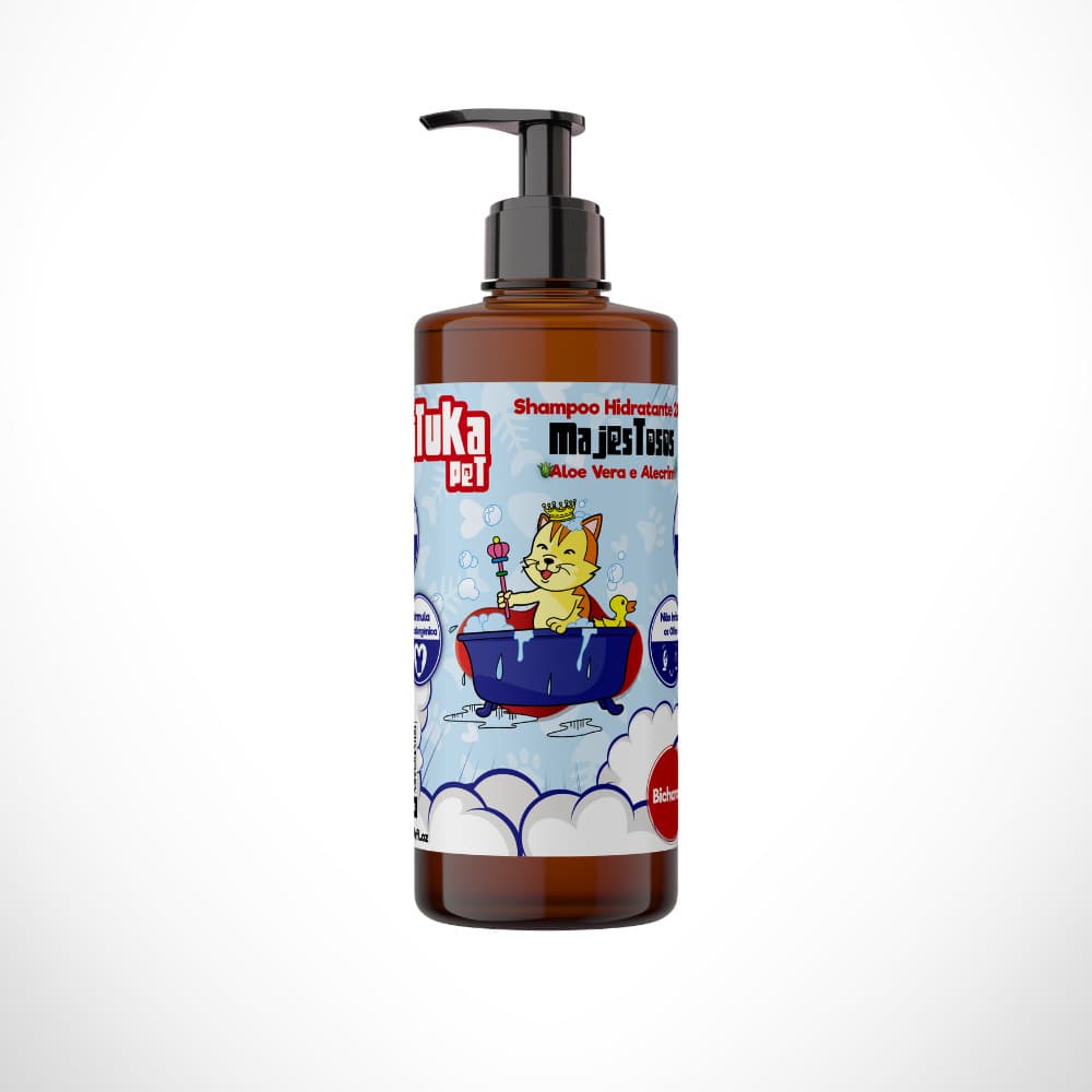 Shampoo Hidratante 2X1 Majestosos Pituka Pet 300mL Vegano