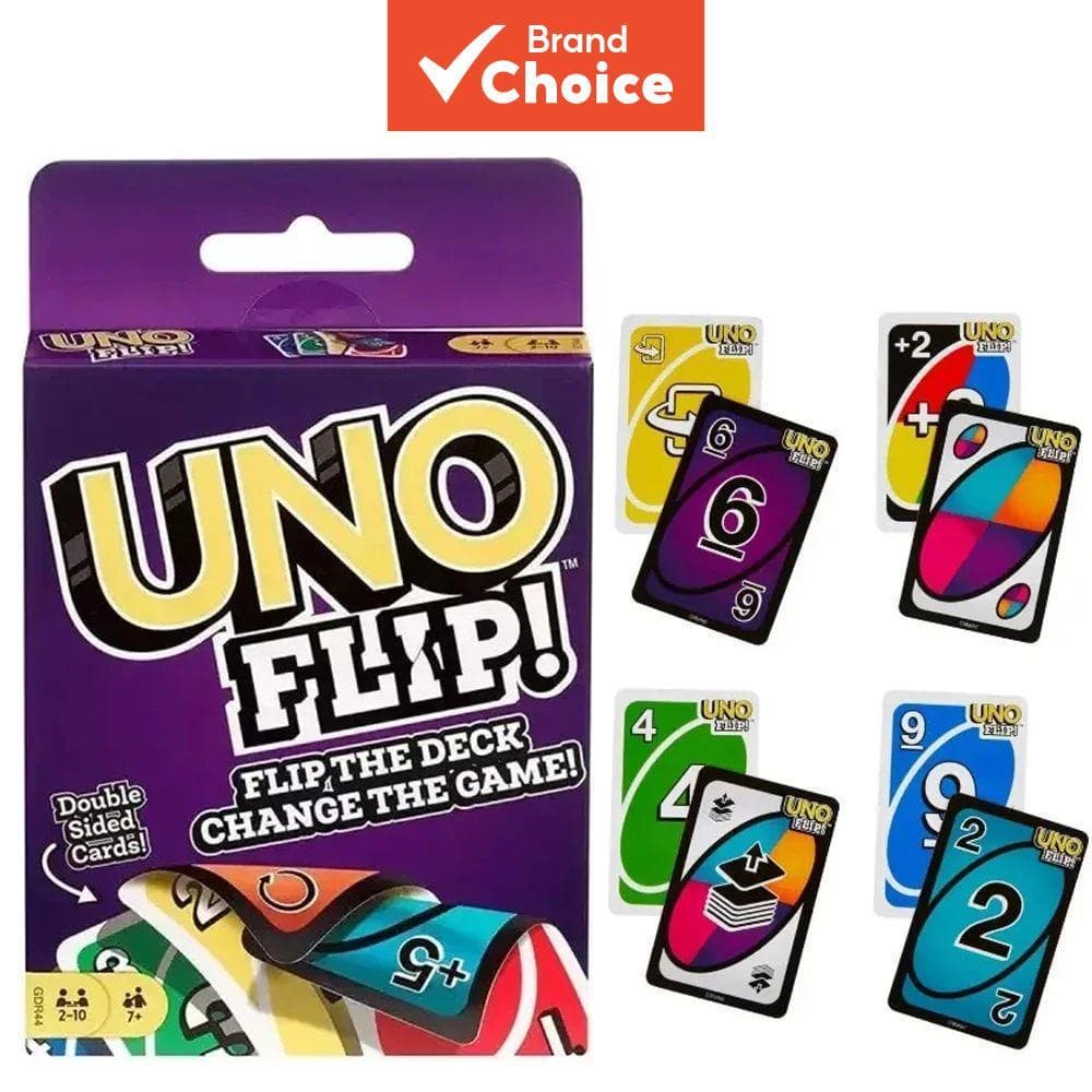 UNO FLIP! Jogos Família Diversão Jogos de Tabuleiro Cartas de Jogo Brinquedos Crianças Caixa de Presente Brinquedos de