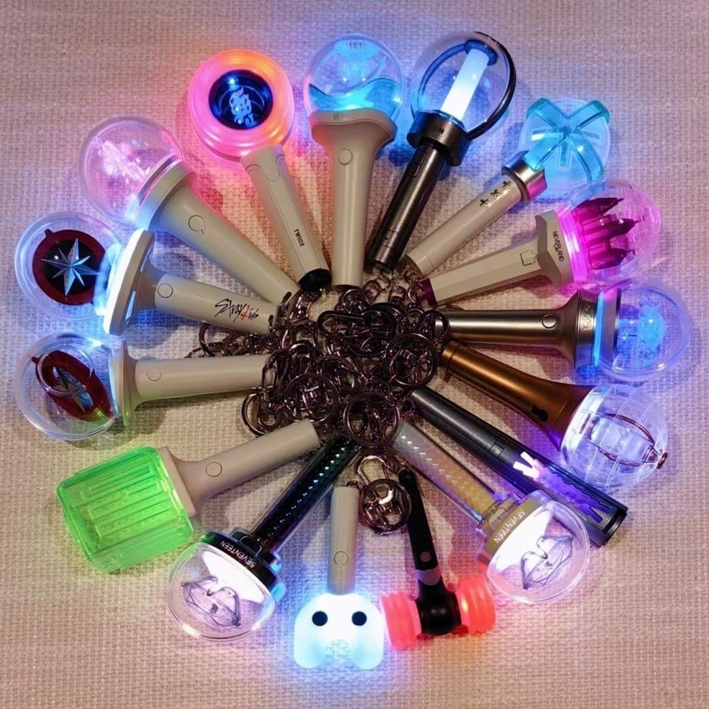 Kpop Idol Mini Lightstick Porta-Chaves Exclusivo Para Concertos De Celebridades Coreanas