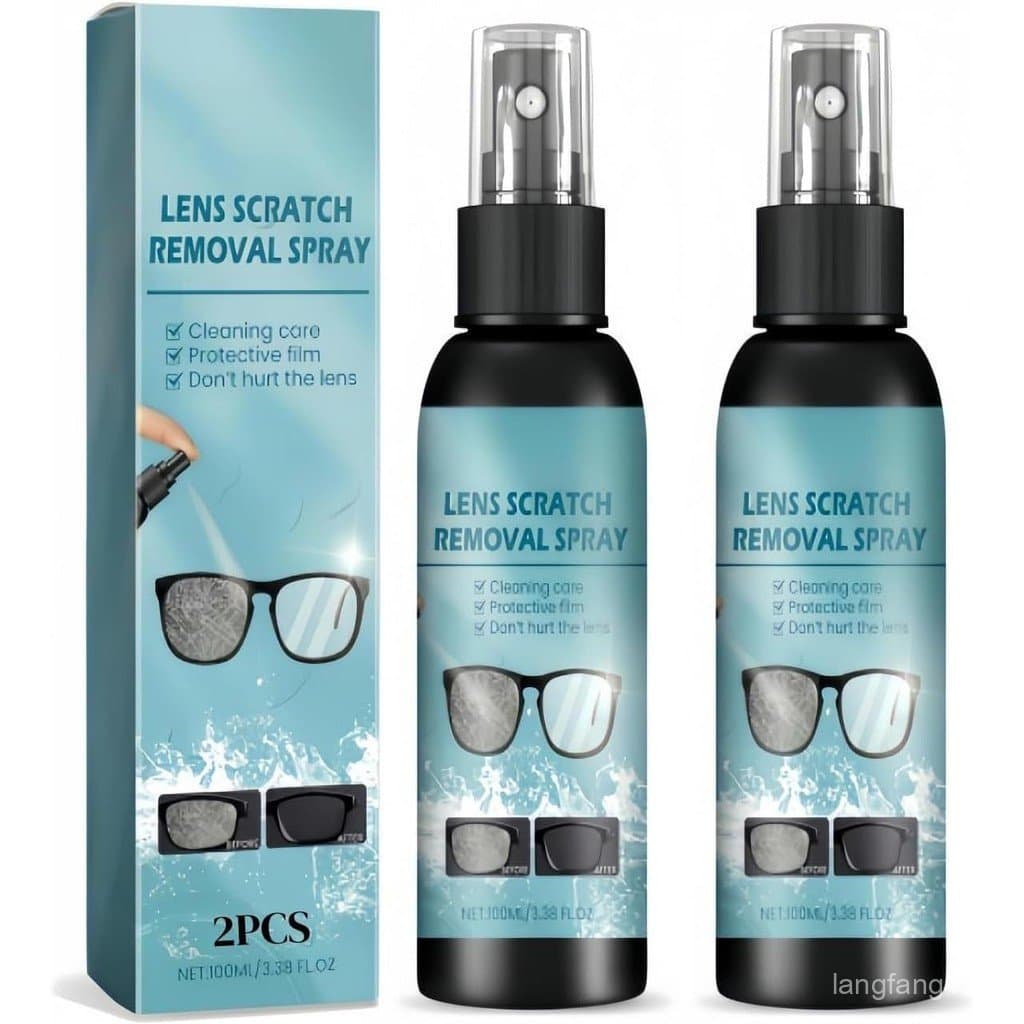 Removedor de arranhões para lentes (2 unidades), removedor de arranhões para óculos, removedor de arranhões para lentes