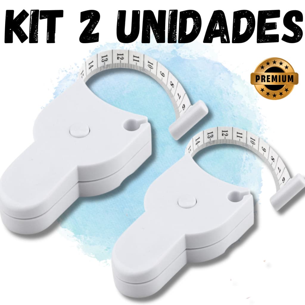 Fita Métrica Corporal Automática Retrátil 150cm, Autoaperto Flexivel Nova
