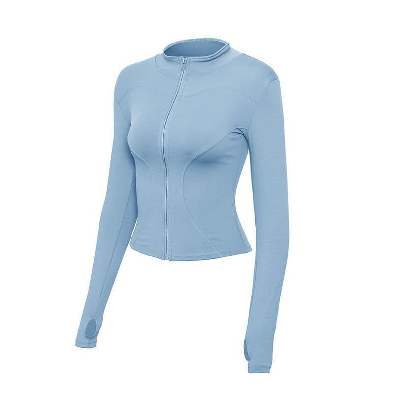 Jaqueta Esportiva Feminina para Yoga, Secagem Rápida, Proteção Solar UV, Casaco para Corrida e Fitness 281 4554