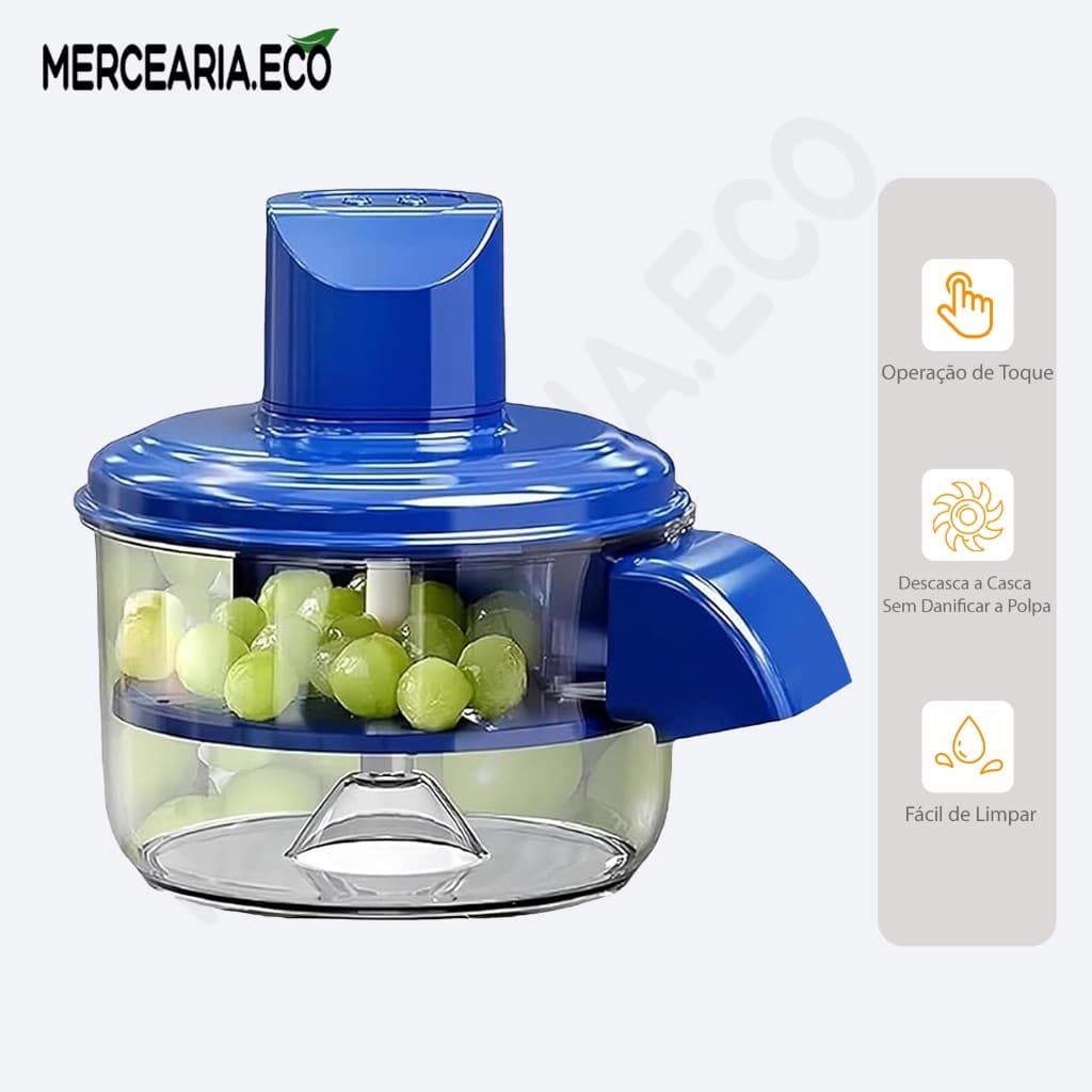 Descascador Elétrico De Frutas Com Lâmina De Aço Inoxidável para Uvas Tomates Alho e Frutas Delicadas