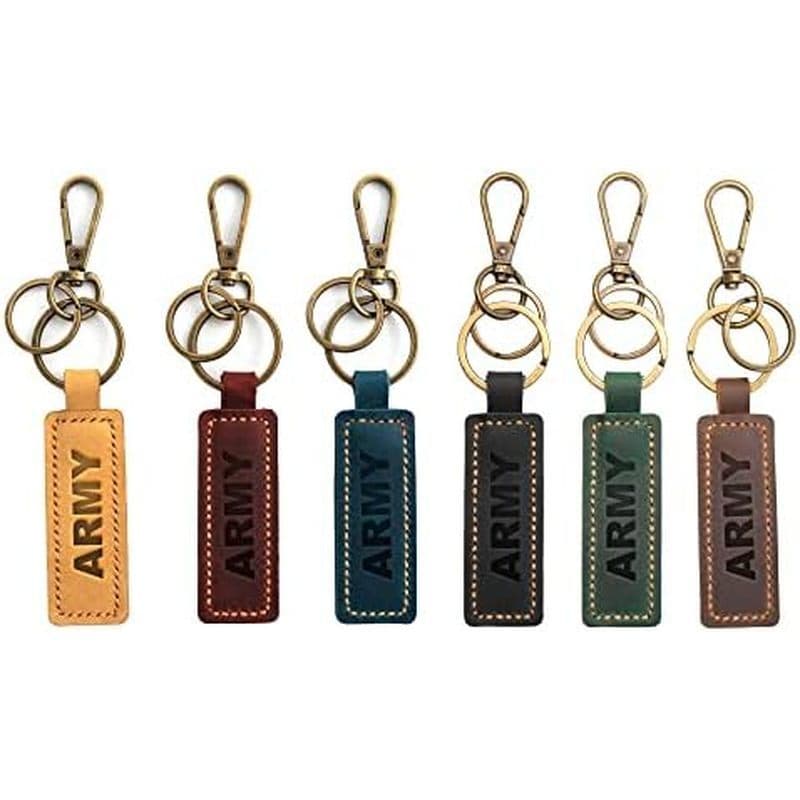 Chaveiro De Couro Personalizado, Monogramado, Com Logotipo Gravado Presente Presentes Personalizados