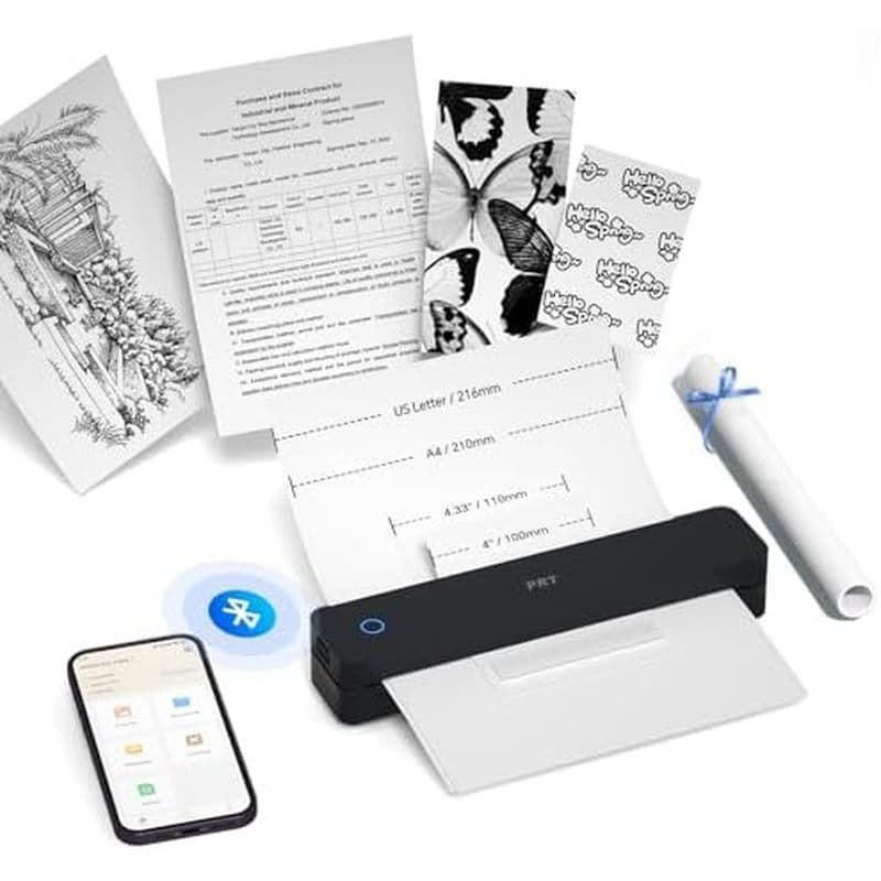Impressora Térmica Sem Tinta PRT MT610 , Telefone Fio , Laptop USB PC | A4 A4 & amp ; Suporte Para Letras Dos Eua De 8.5