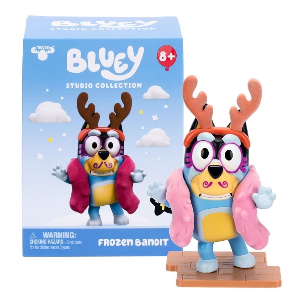 Boneco Colecionável Bluey 11cm - Bluey Frozen Bandit