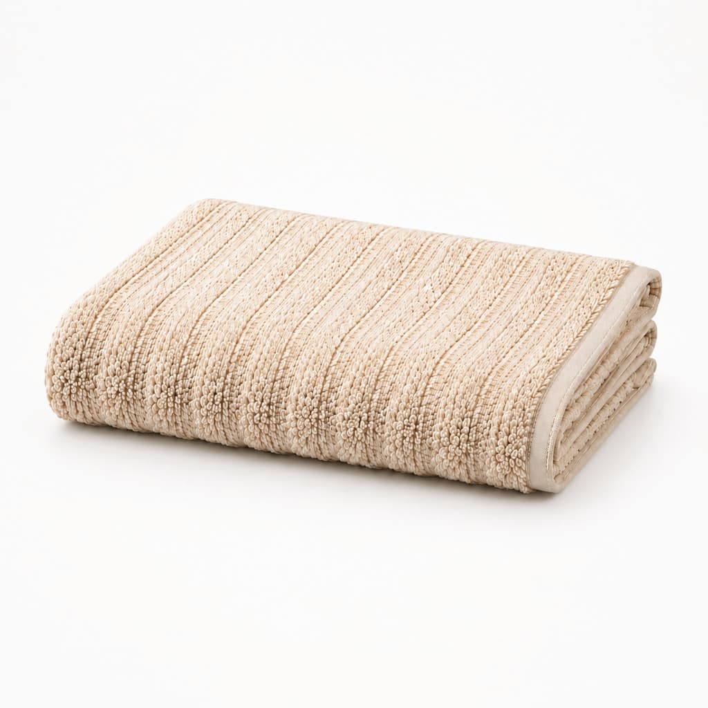 Toalha De Rosto Branca Canelada Luxo Macia Alta Absorção Penteado Algodão 35x74 Casa Salão Enxoval