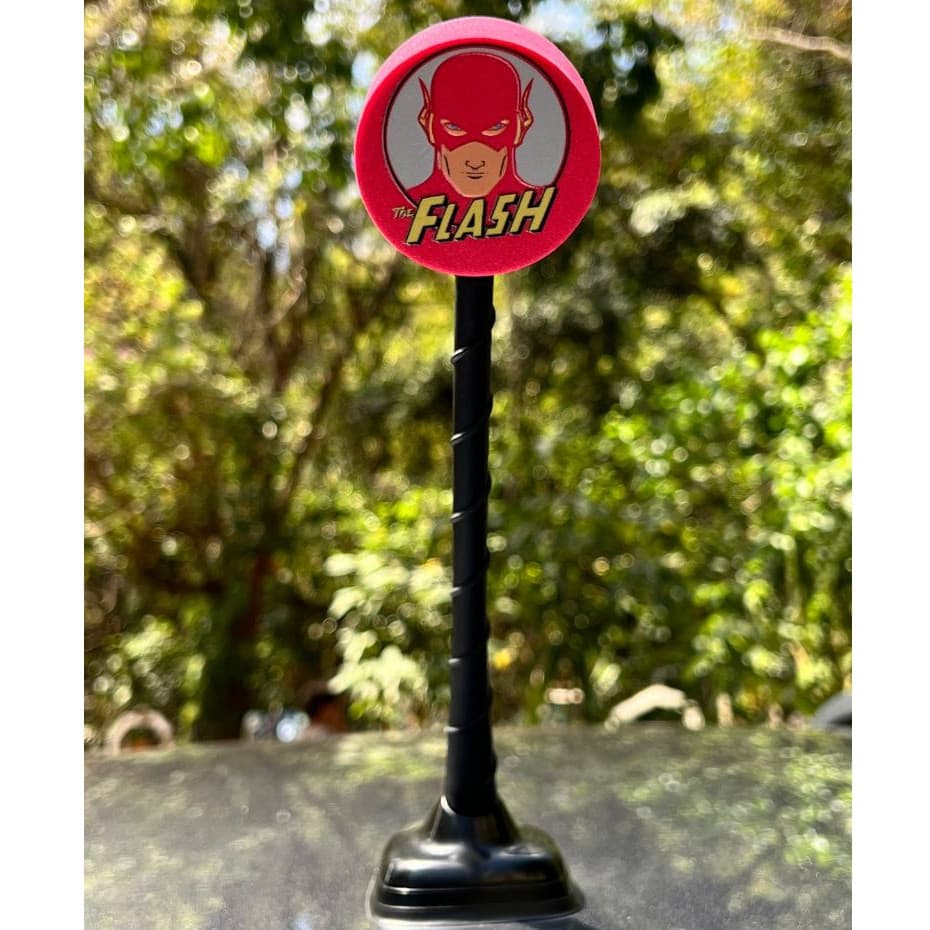 Ponteira Enfeite de Antena Flash - The Flash - Vermelho - Carro e Moto