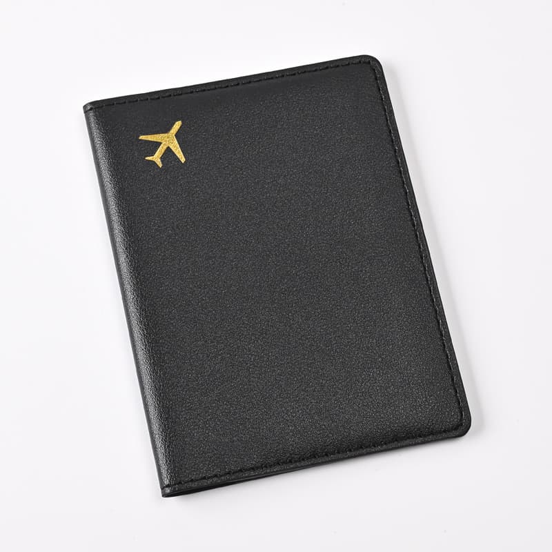 Porta-passaporte multifuncional no exterior, capa protetora fina para passaporte, documento simples, embarque, bolsa de