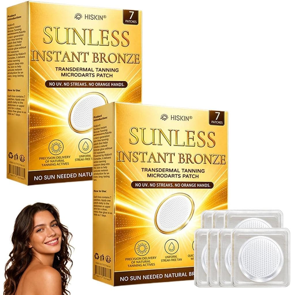 Hiskin Sunless Natural Glow Tanning Microdarts Patch, Novos Patches de Bronzeamento Profissional 2026, Hiskin Tanning Pa