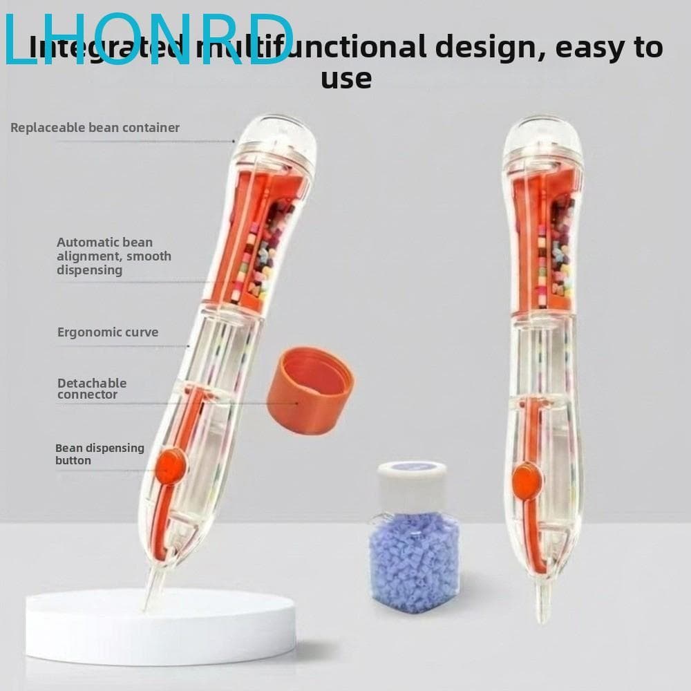 Distribuidor De Contas LHONRD Perler , Caneta De Fusível Automático Com Aderência Ergonômica De Corpo Transparente , Efi