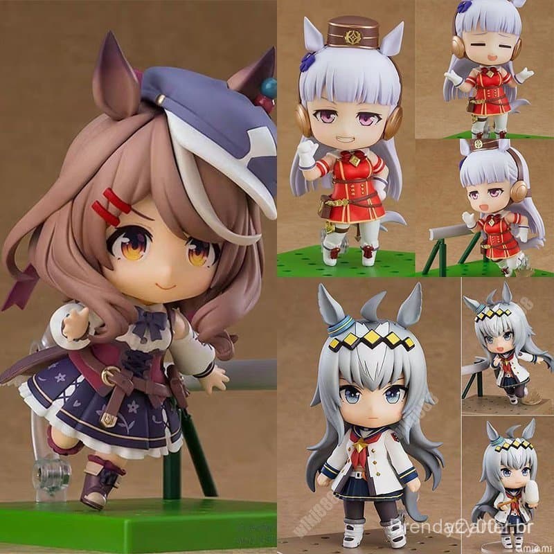 Figura de Ação Uma Musume Pretty Derby Nendoroid Mambo Gold Ship Oguri Cap Tokai Teio Figura de Ação 1995 2037 2412 Arti