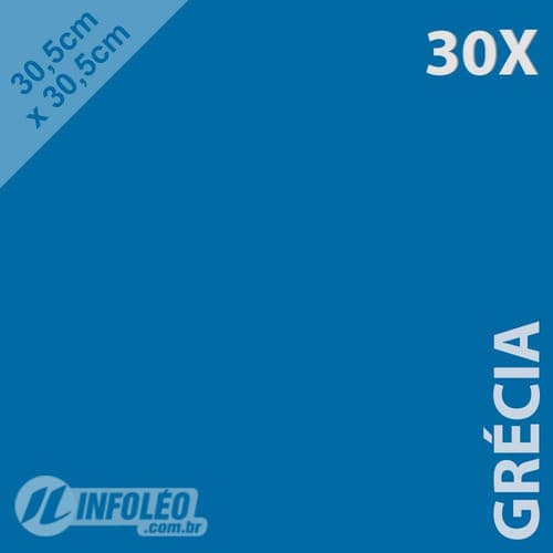 30 Folhas 30,5x30,5cm 180g Azul Royal Grécia Papel Color Plus 180 gramas