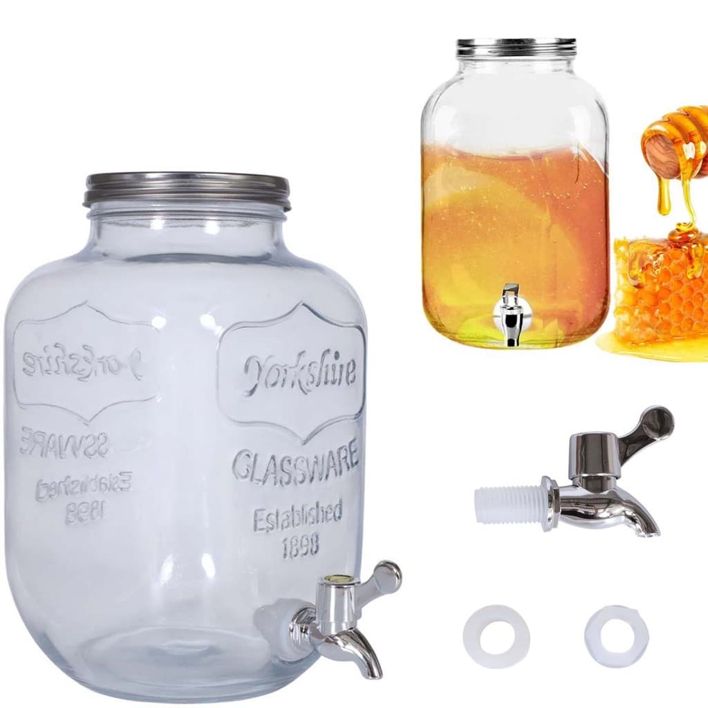 Jarra Bebidas Transparente Suco Suqueira 5 Litros Cristal