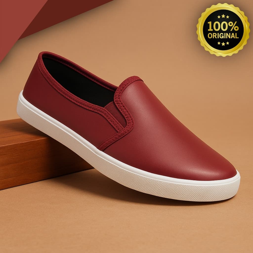 Tênis Iate Feminino Casual Slip On Confortável e Ortopédico