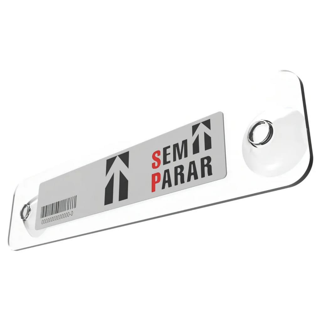 SuporteTag para Veículo Para-brisa  Sem Parar Transparente