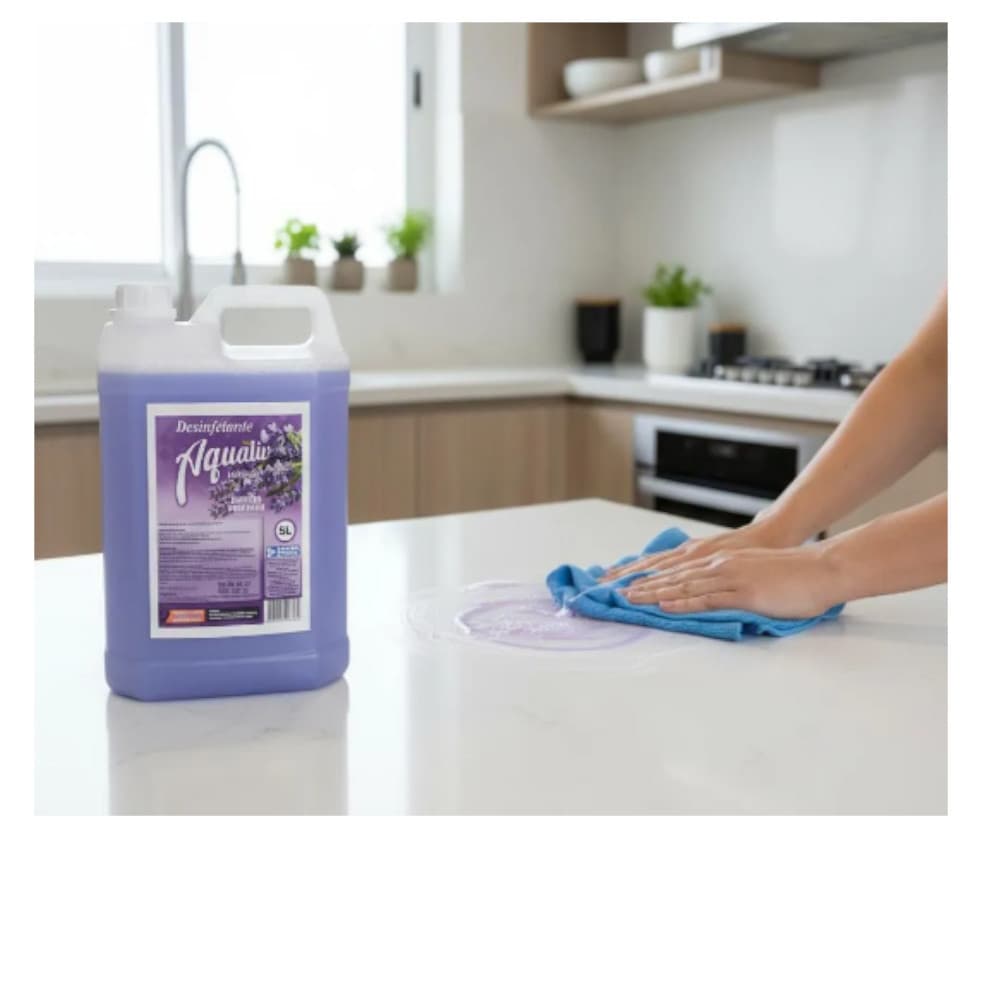 Desinfetante Aqualiv Plus Limpeza Profunda Lavanda 5l