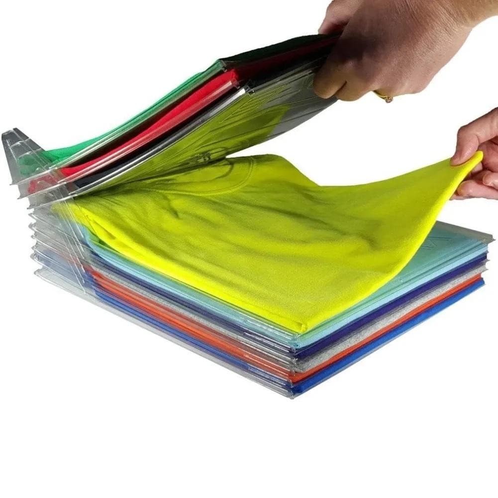 Kit10 Organizador para Camisetas Camisas - Guarda Roupas Divisorias