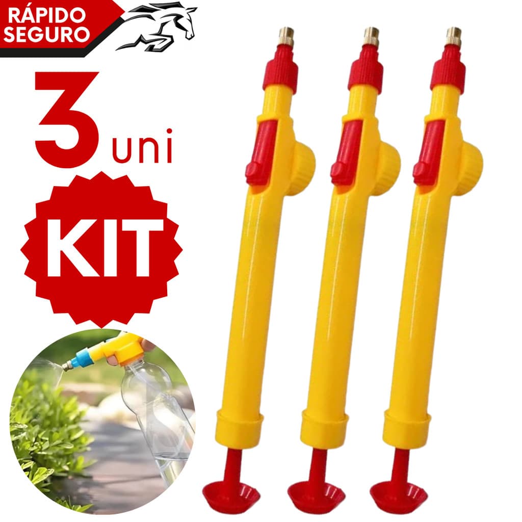 Pulverizador Manual Adaptador Borrifador Multiuso Regador Para Planta Jardinagem