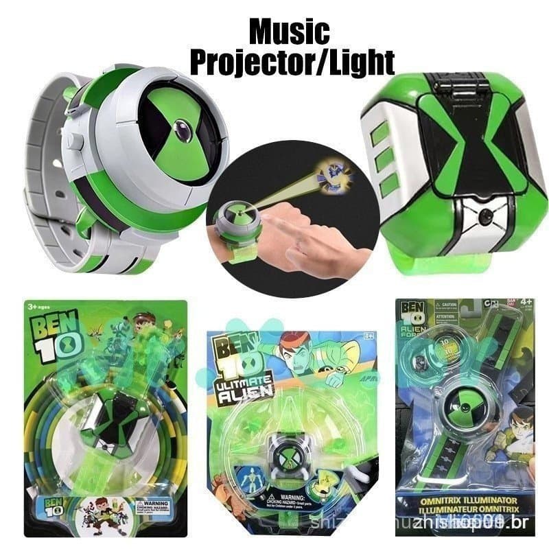 Relógios Infantis Ben 10 Omnitrix Relógio Projetor 3D Estilo Cosplay Ben10 Presente de Aniversário para Crianças