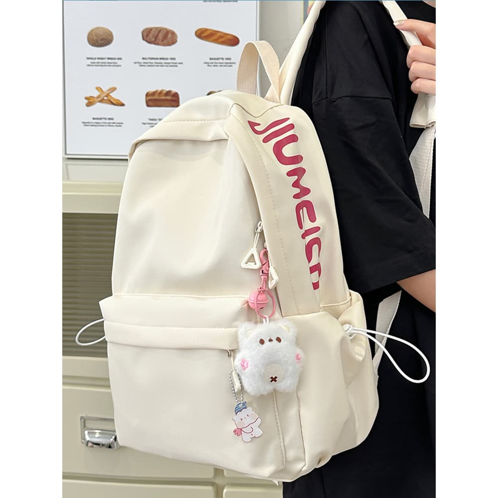 Bolsa escolar de grande capacidade feminina estudante do ensino médio menina simples All-Match japonês high school estud