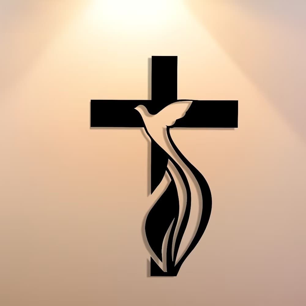 Pendurado Na Parede Com Cruz De Metal-Pingente De Ferro Retrô Americano Feito À Mão Para Decoração De Casa SGGP