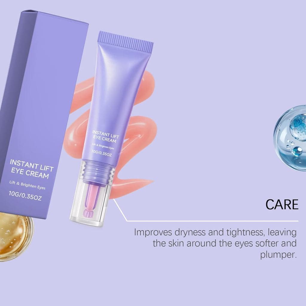 Gel Instantâneo para Olhos - Tensor Rápido para Bolsas e Inchaço sob os Olhos, Bálsamo para Olheiras e Linhas Finas, Mel
