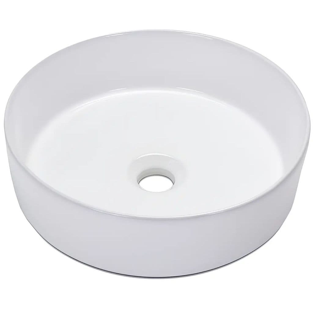 Cuba Apoio Redonda 35 cm (Branca)