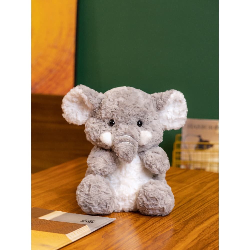 Bonito elefante boneca brinquedo de pelúcia filhote de cachorro Husky boneca Ragdoll crianças dormir travesseiro present