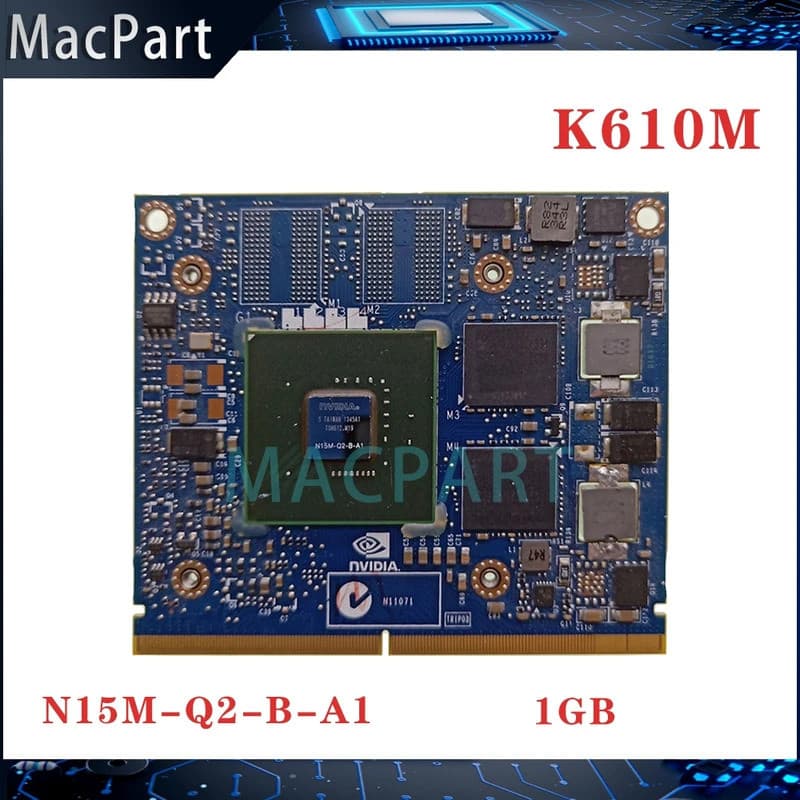 Placa de Vídeo Original Quadro K610M K610 1GB N15M-Q2-B-A1 com Suporte X para HP iMac A1311 A1312