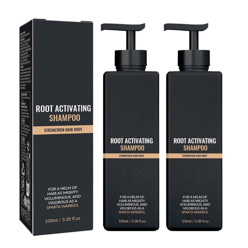 Shampoo Ativador de Raízes, Condicionador para Crescimento Capilar, Shampoo Ativador Fortalecedor da Crina, Fórmula Natu