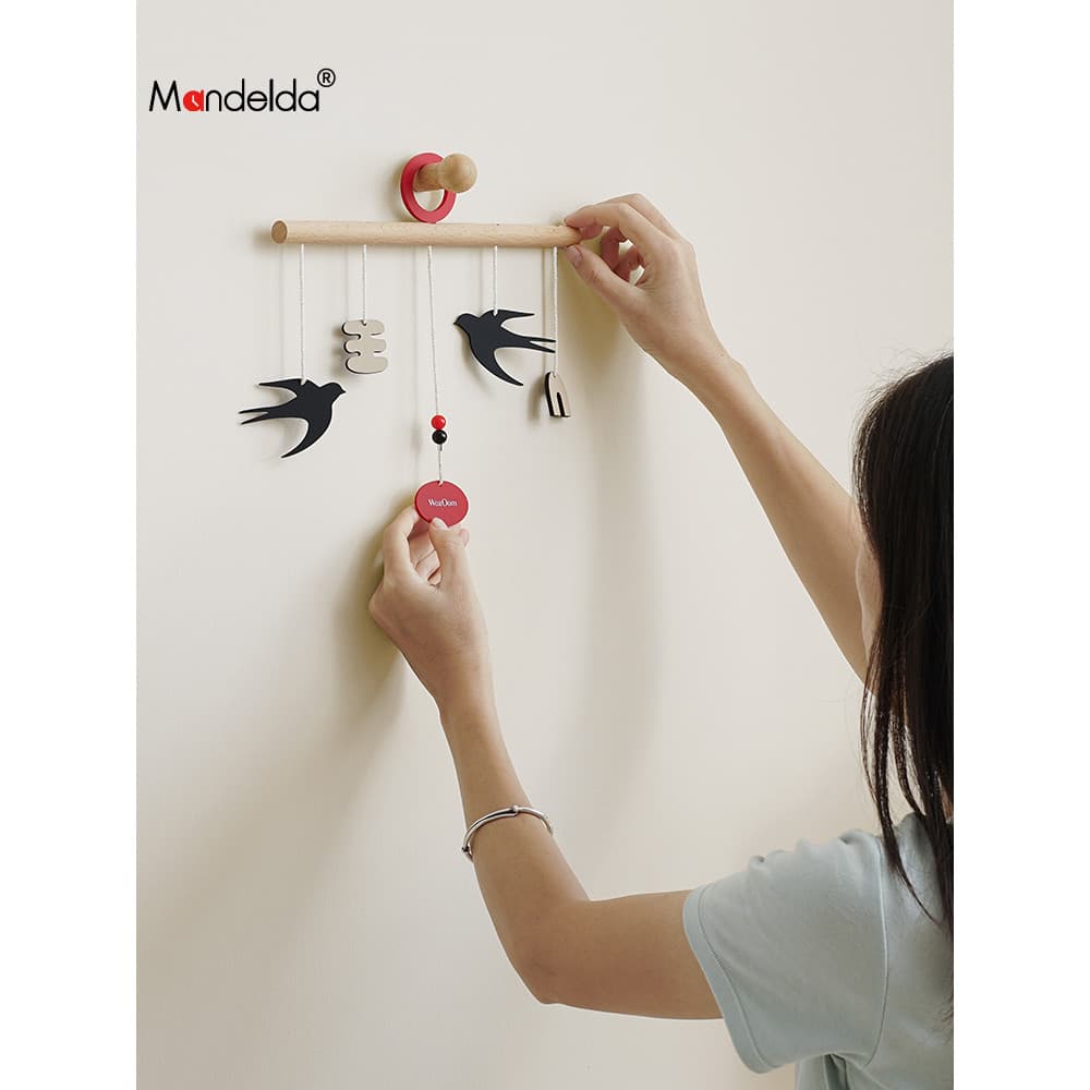 Mandelda marca coreana andorinha criativo pingente decoração pingente de parede sala estar varanda pingente ar ano novo
