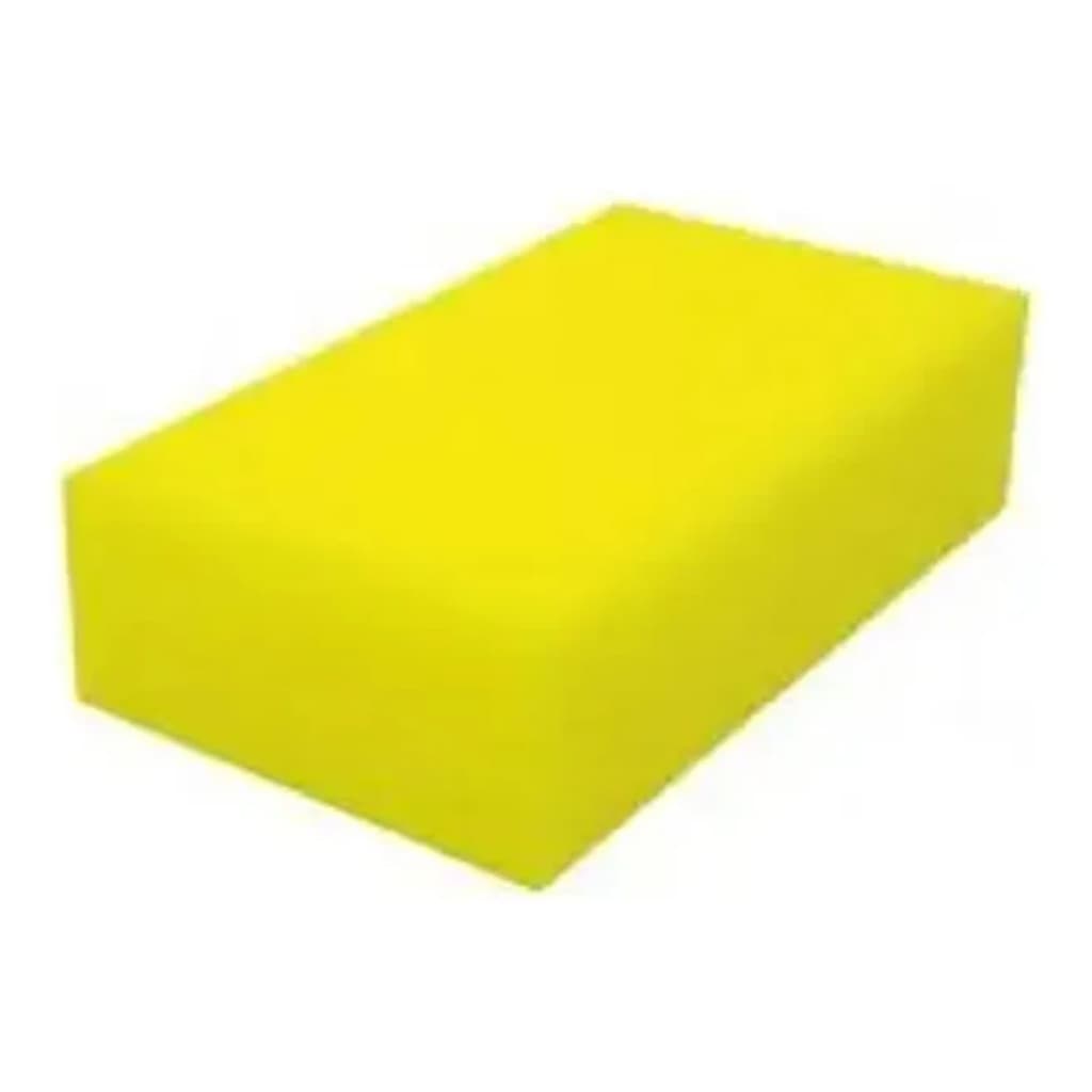 Bloco Espuma Amarela 6x13x22cm.