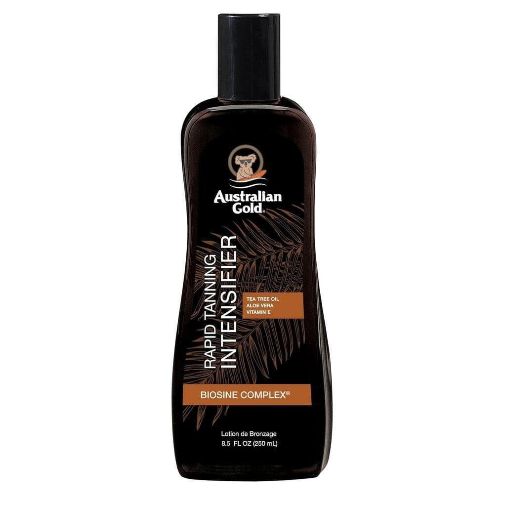 Loção Intensificadora de Bronzeado Rápido AustralianGold, 8,5 fl oz | Com Óleo de Tea Tree e Aloe Vera | Vitamina E YXAY