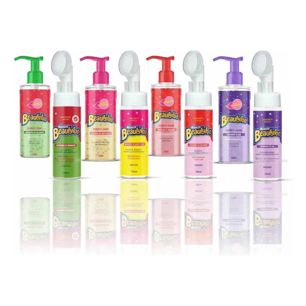 Kit Beautyloo Chiclete Mousse Facial E Sabonete Tutti-fruti