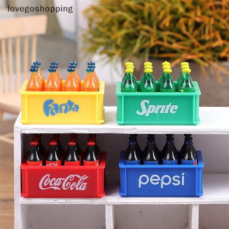 [lovego] 1 : 12 Casa De Bonecas Miniture Simulação Garrafa De Bebida Acessórios De Decoração Ornamentos Brinquedos BR