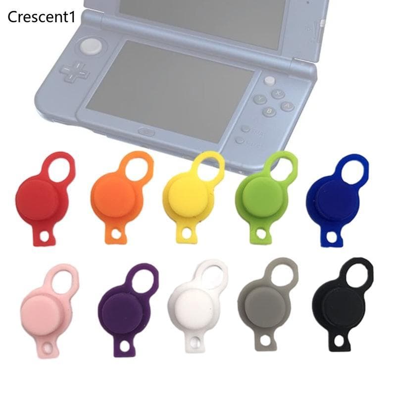 Crescent1 Tampas Joystick Silicone Pretas, Controle Jogos Aprimorado Adequado Para New3DS New3DSLL XL