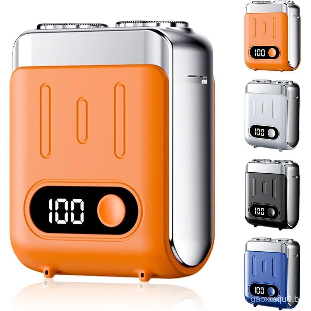 Mini Barbeador Elétrico Masculino 2025 Novo Barbeador Portátil Masculino IPX7 à Prova d'Água Barbeador AW80