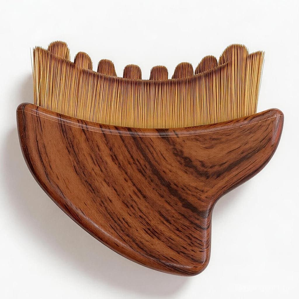 Escova Facial para Contorno Linfático, Escova Facial para Drenagem Linfática e Escultura, Reduz Inchaço e Define a Linha