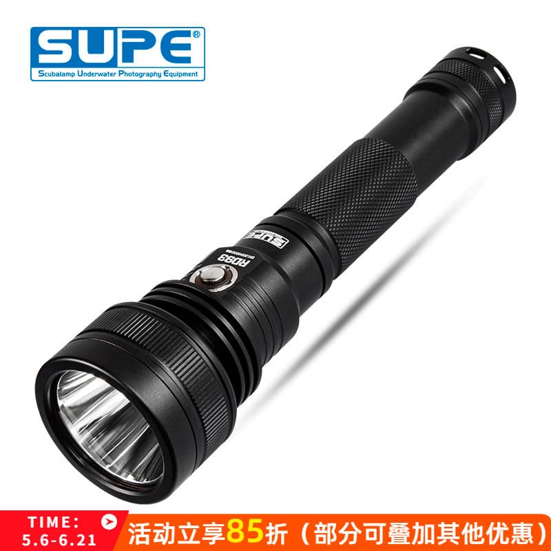 Scubalamp SUPE RD93 Iluminação de mergulho Spotlight 3000 Lumens Holofote Tecnologia Mergulho Foco Luz Mergulho Noturno