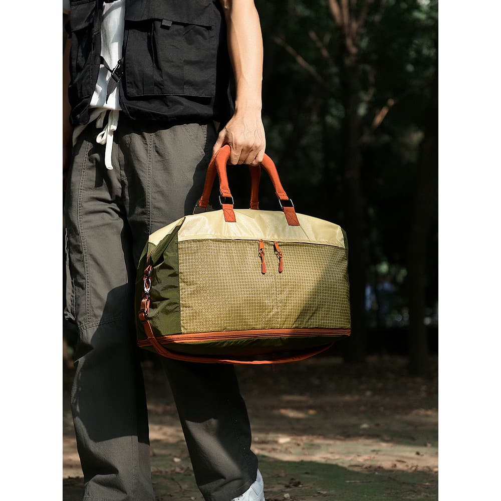 Coro bolsa de viagem de curta distância de grande capacidade feminina dobrável bolsa de viagem de negócios leve expansão