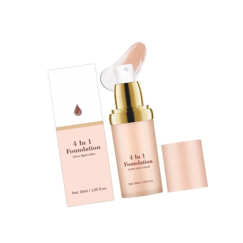 Treeling Creme Líquido Maquiagem Facial Em Um Frasco De Bomba 4 1 Para Diária Portátil Transportar Planejamento De Rotin