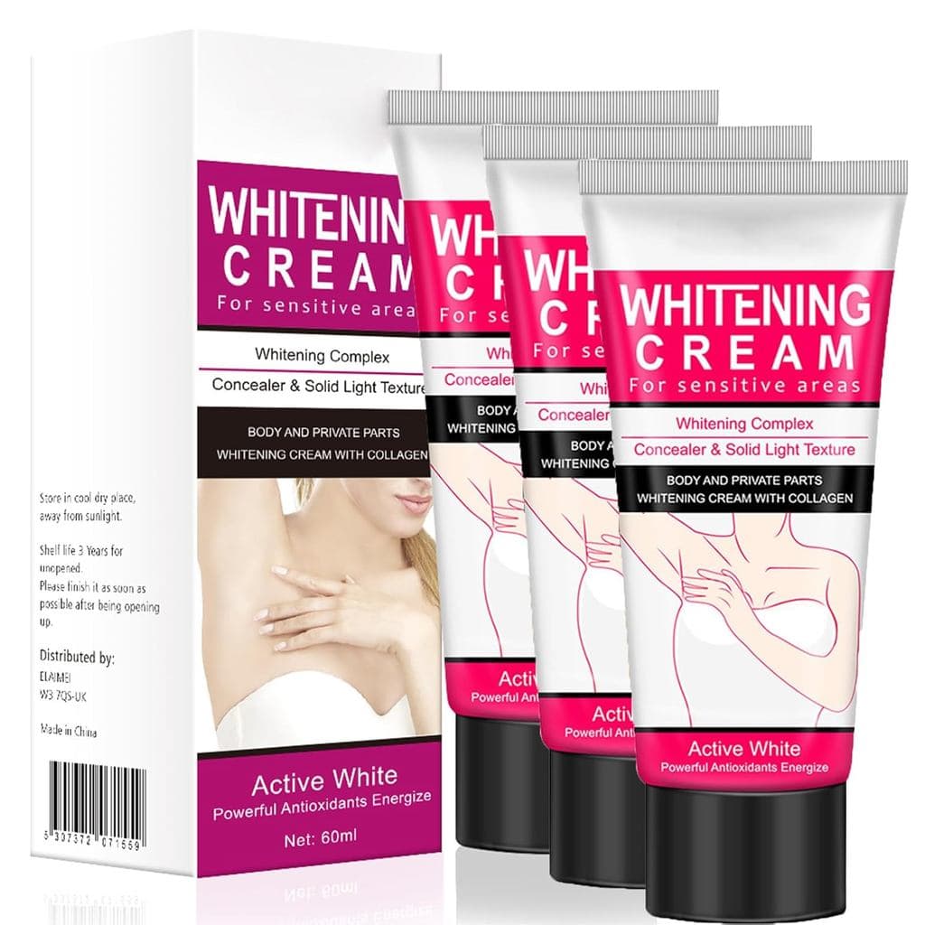 Creme clareador, adequado para clarear axilas e áreas íntimas. Creme clareador para áreas íntimas, adequado para clarear