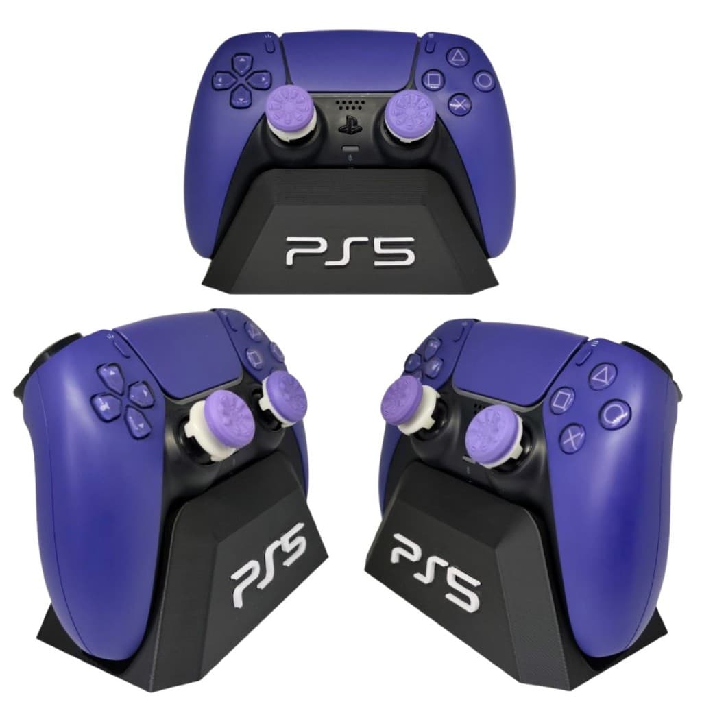 Suporte Para Controle de PS5 Dualsense PS5 Logo 3D - Base Stand Geek Mesa Expositor