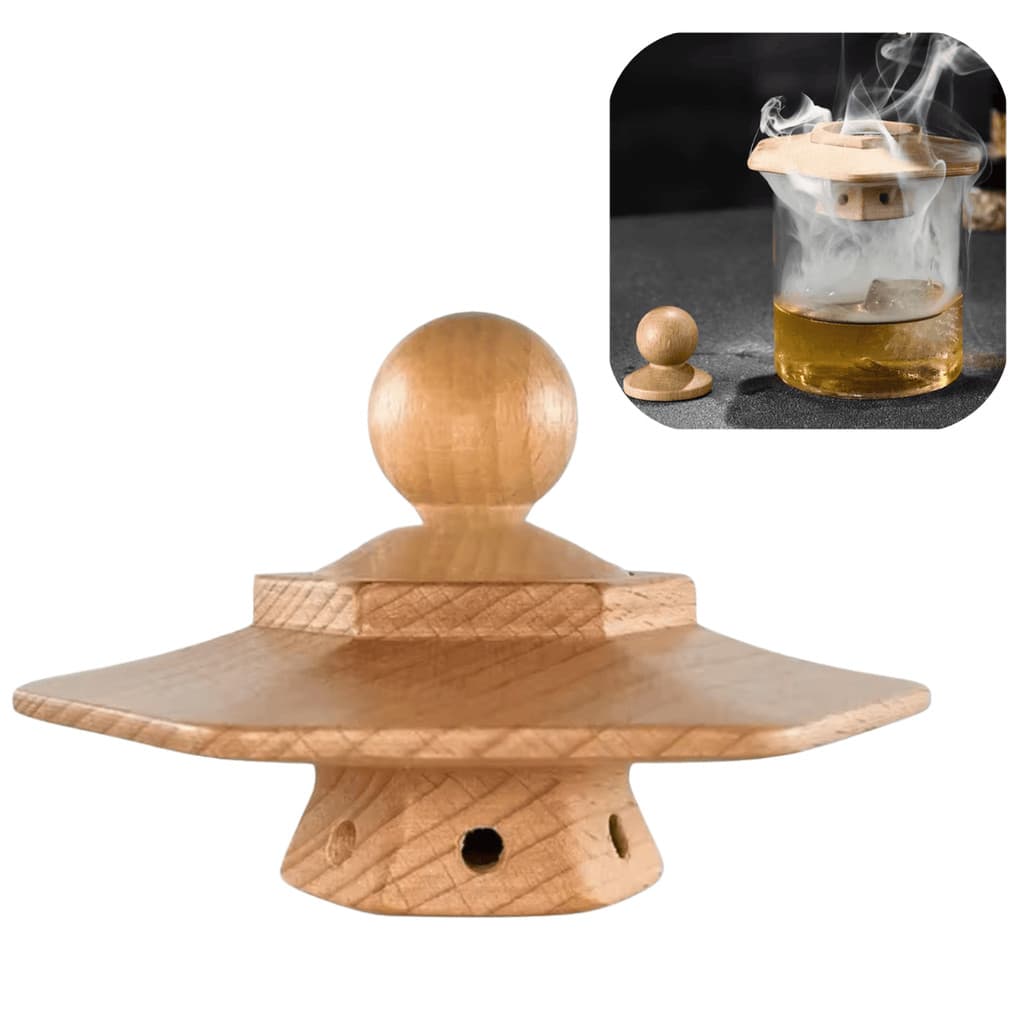 Defumador Para Coquetéis Hexágono Madeira - Bartender Store