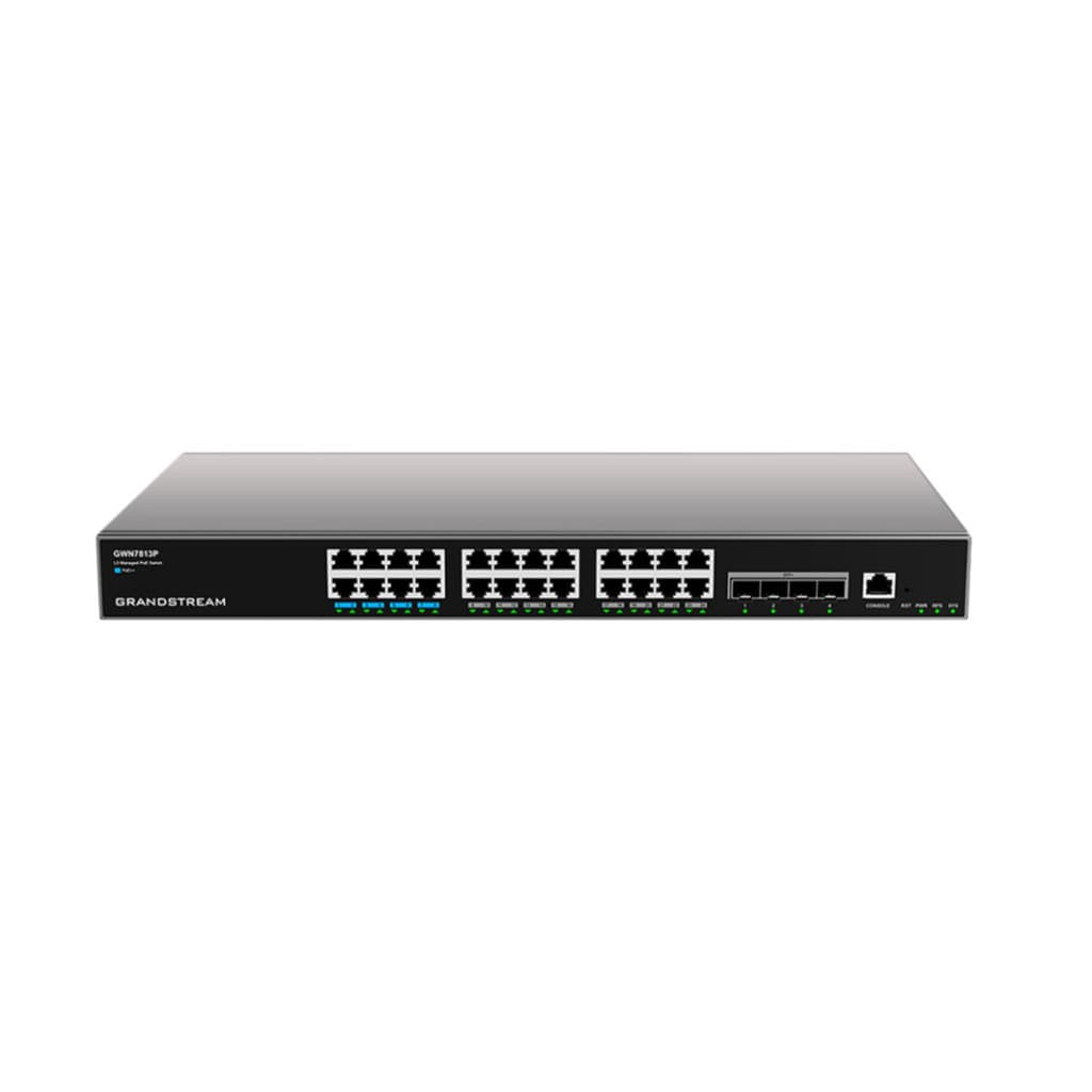 Switch GWN7813P 24 Portas POE Gigabit + 4 SFP+10G Layer 3