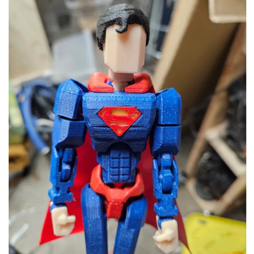 🦸‍♂️Boneco Articulado - Super Homem Dummy e Figure Super Homem - Liga da Justiça