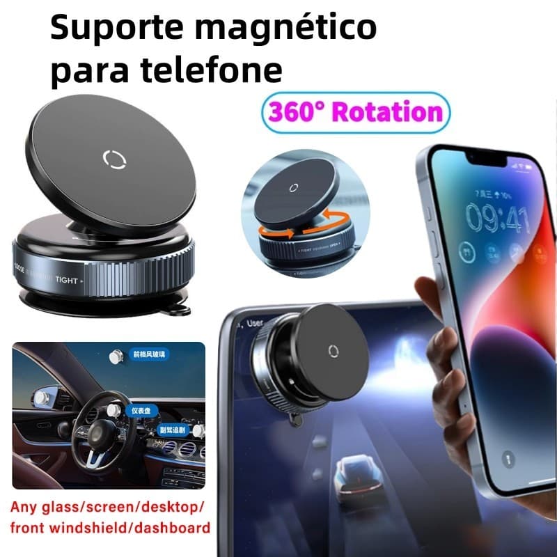 Suporte Magnético Para Carro Suporte Para Telefone Com Navegação Aspirador De Pó Suporte Magnético