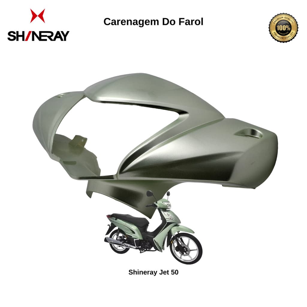 Carenagem Do Farol Shineray Jet 50 Verde