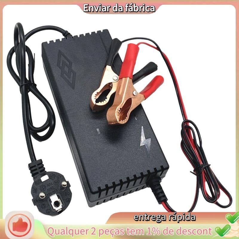 14.6V 10A Lifepo4 Carregador De Bateria De Fosfato De Ferro Para 12.8V 4S De Lítio Plugue Da Ue